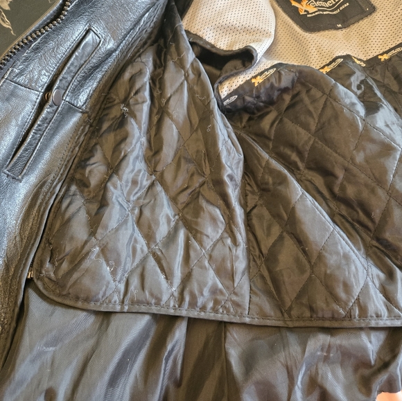 Xelement Womens Leather Biker Jacket EUC! - Picture 6 of 7